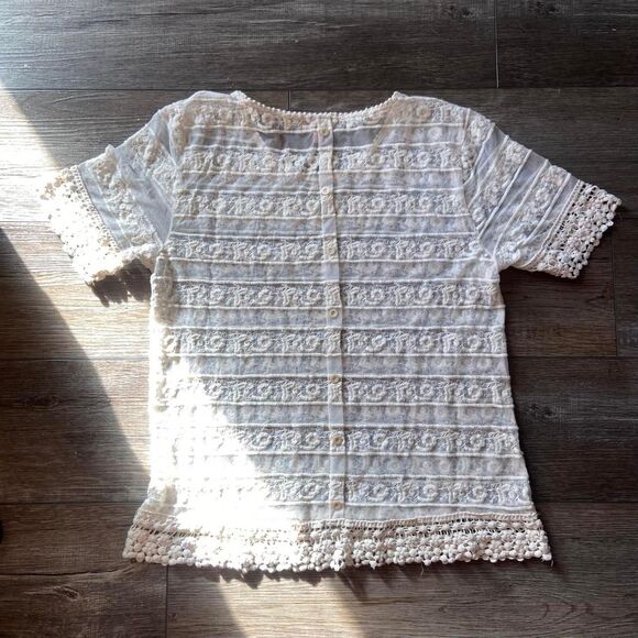 Hearts Floral Lace Top - Picture 2 of 3